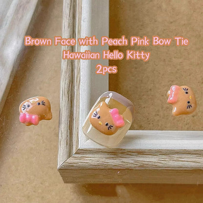 3D Nail Art Resin Hawaiian Hello Kitty Collection