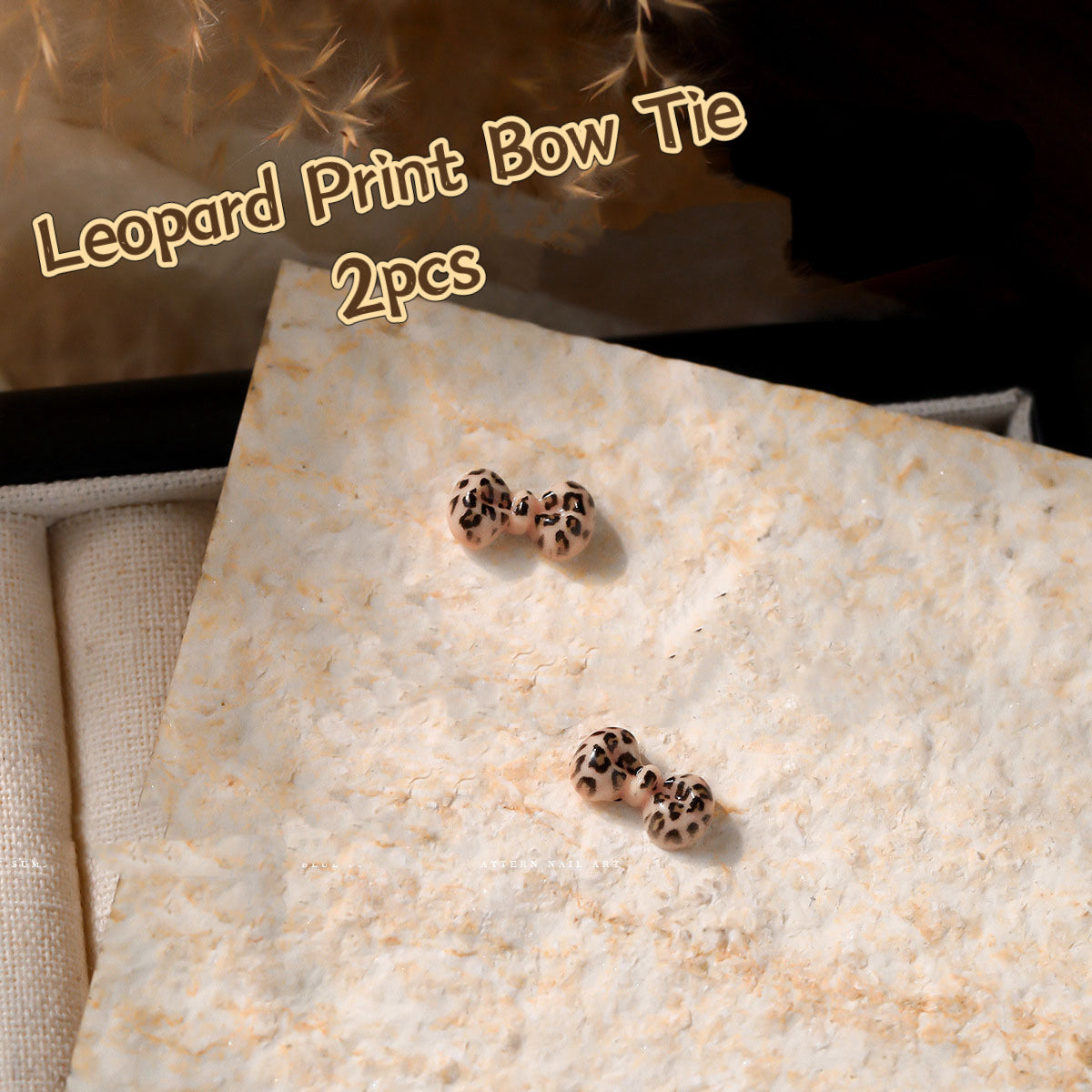 3D Nail Art Resin Leopard Print Hello Kitty Collection