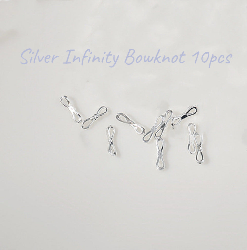 Nail Formula Alloy Charm Infinity Bowknot 10pcs