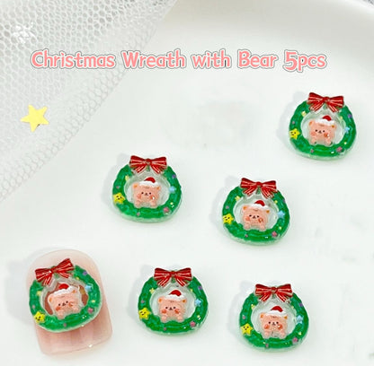 3D Nail Art Resin Christmas Collection 5pcs Each