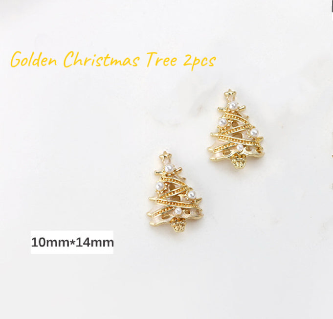 Nail Formula Assorted Christmas Tree 2pcs