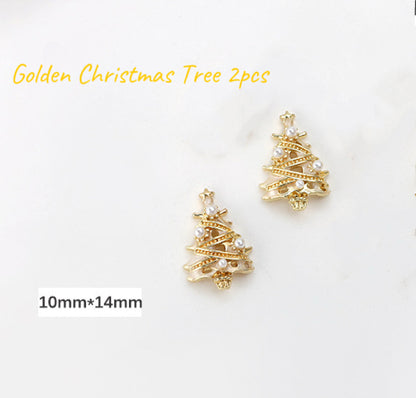 Nail Formula Assorted Christmas Tree 2pcs
