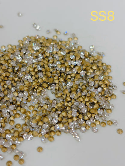 White Pointed Base Diamond Collection
