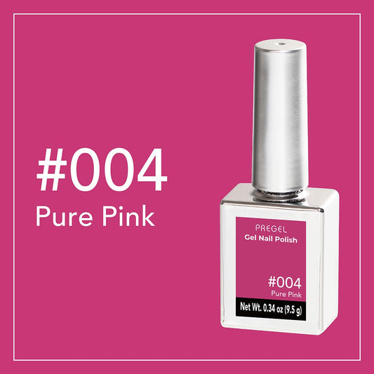 PREGEL COLOR SERIES GEL NAIL POLISH Pure Pink 004  9.5g