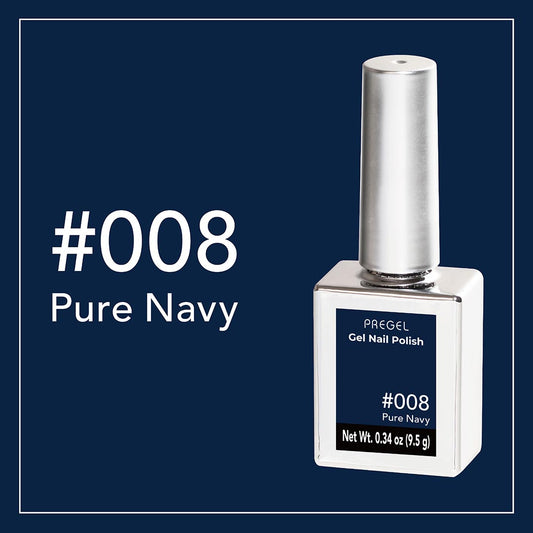 PREGEL COLOR SERIES GEL NAIL POLISH Pure Navy 008 9.5g