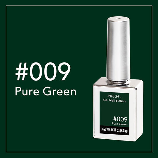 PREGEL COLOR SERIES GEL NAIL POLISH Pure Green 009 9.5g