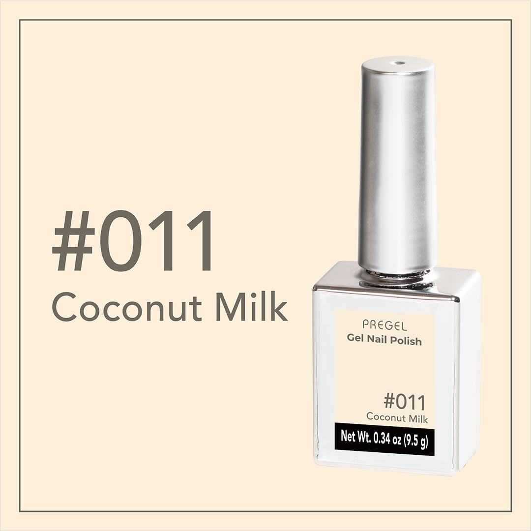 PREGEL COLOR SERIES GEL NAIL POLISH Coconut Milk 011 9.5g