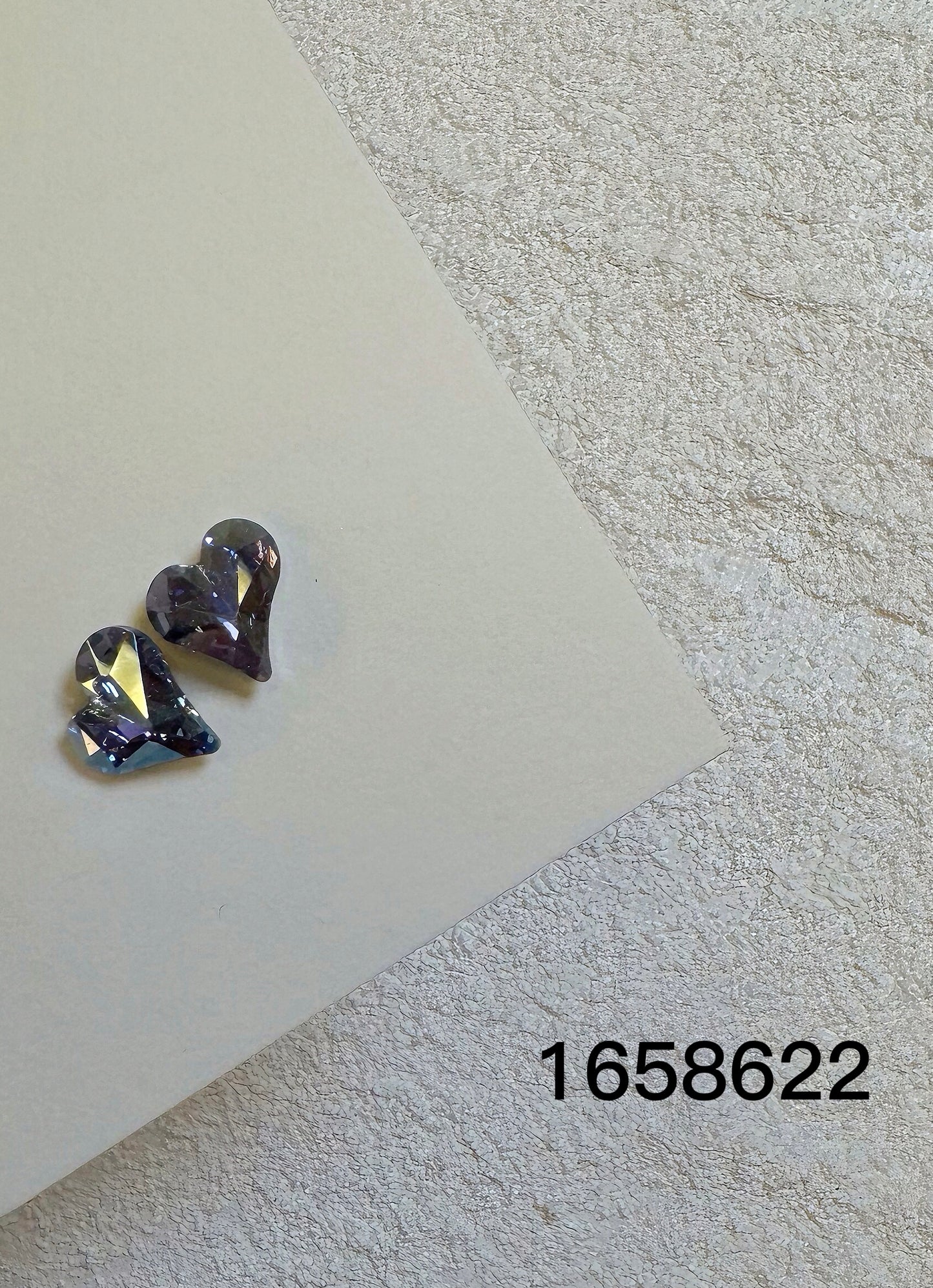 Nail Formula 8*9mm Heart Crystal K9 4pcs