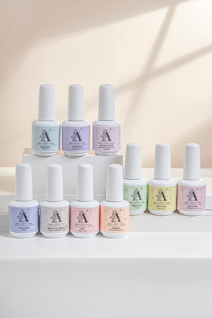 Ako Alice Function Gel Bottle【Non-wipe High Gloss Anti Yellow Top】15ml