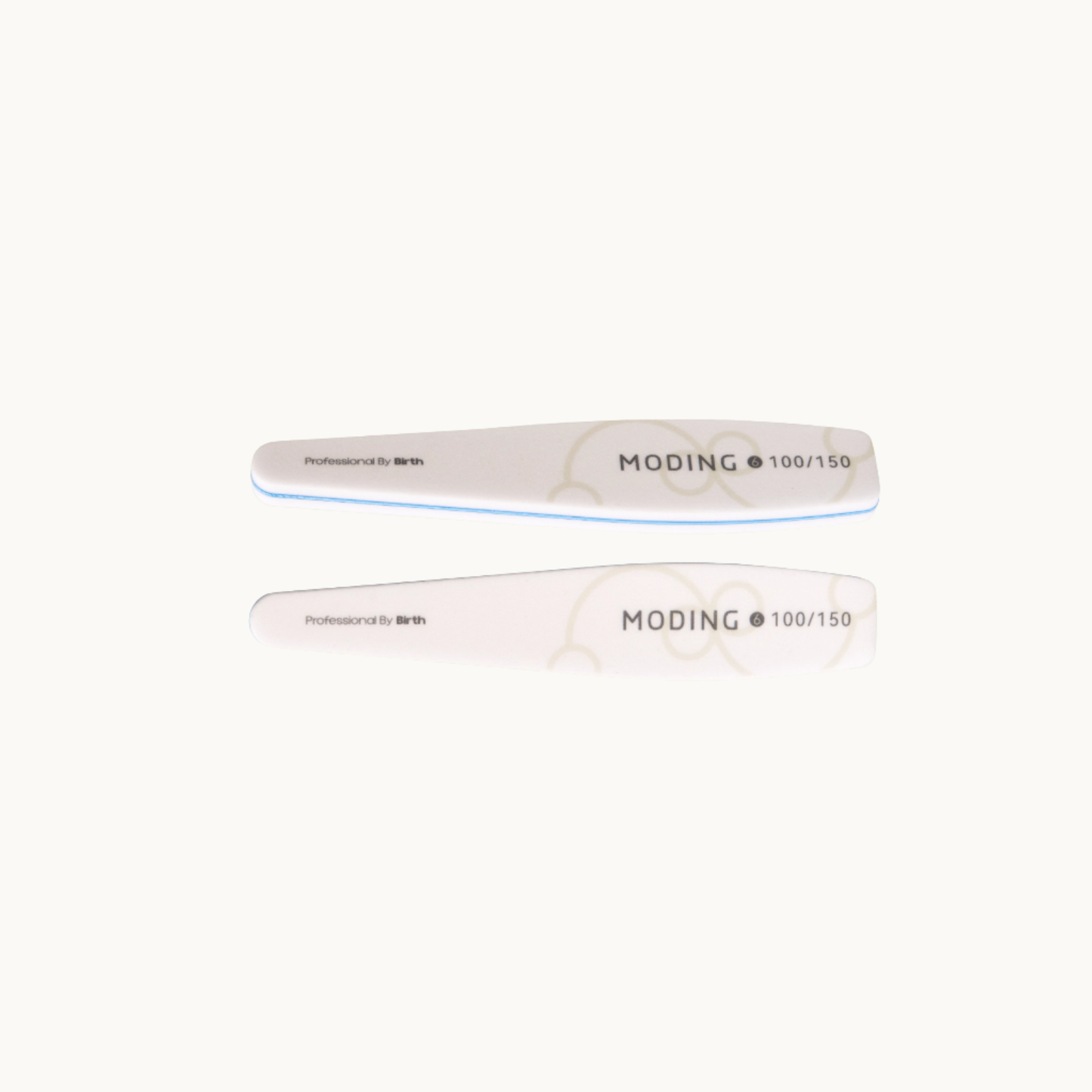 MODING FS sponge-core 180/240 grit bat-shaped nail file for smoothing and fine nail surface refinement