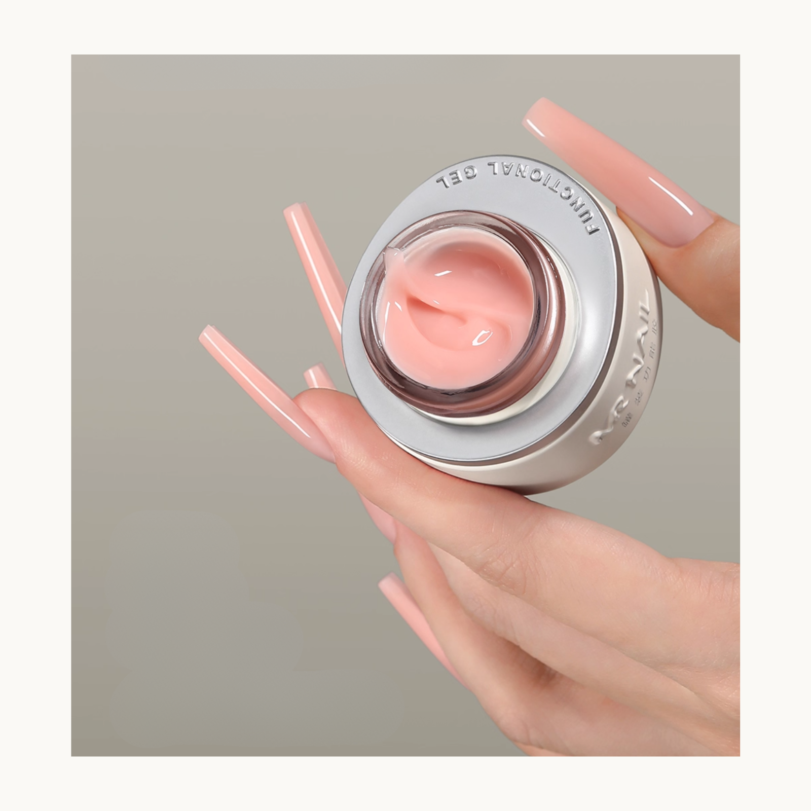 MR NAIL jelly extension gel showing soft self-leveling texture for natural nail extensions