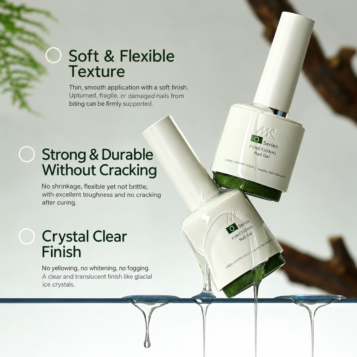 MR NAIL O Series Functional Gels Series 13g 【HEMA & TOP Free】 - image 8