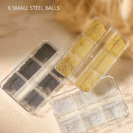 Nail Art Mini Metal Beads – 3 Color