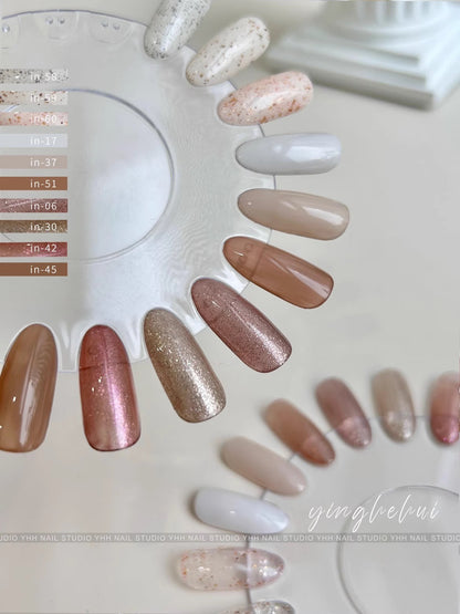 YHH Solid Cream INS Gel Semi-transparent Color Gel 【in01-in60】