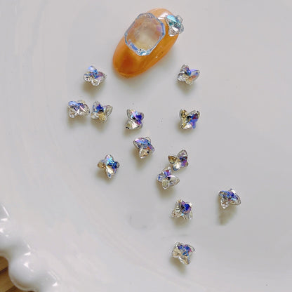 Nail Formula 4.5*5mm Butterfly Crystal K9 6pcs