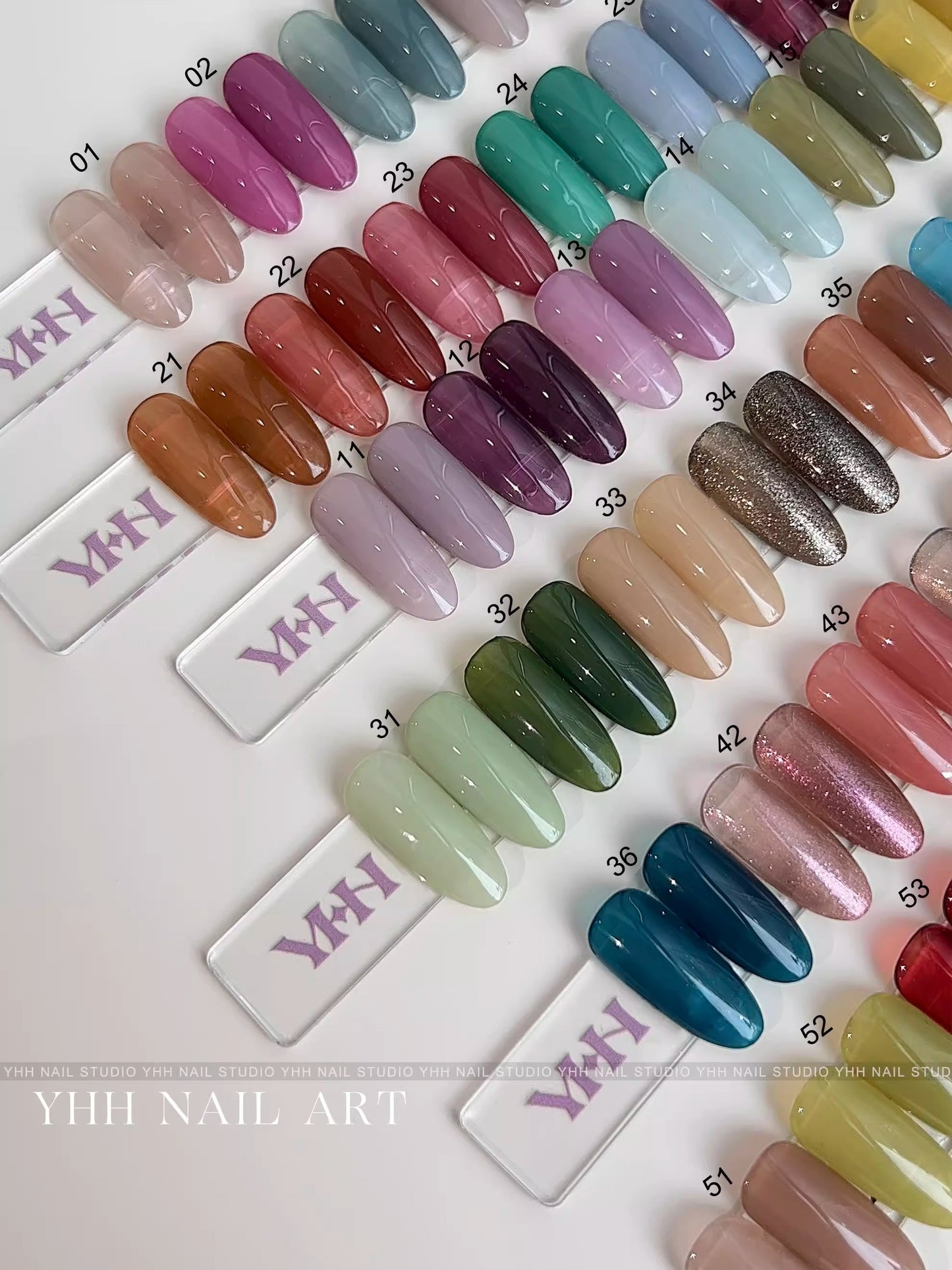 YHH Solid Cream INS Gel Semi-transparent Color Gel 【in01-in60】