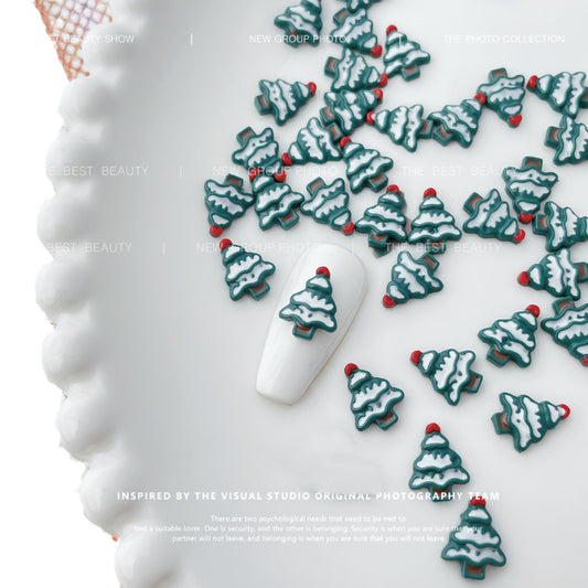 Nail Formula Cute Christmas Tree 5pcs