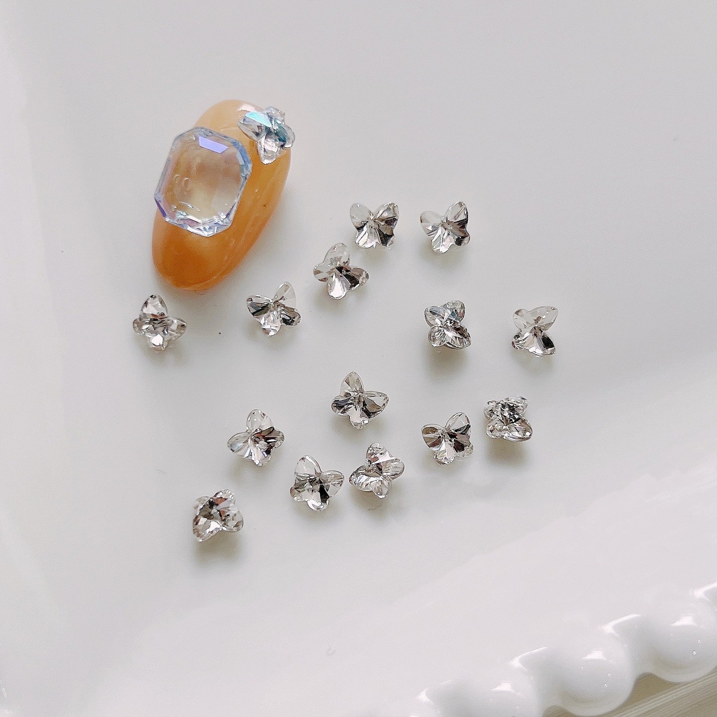 Nail Formula 4.5*5mm Butterfly Crystal K9 6pcs