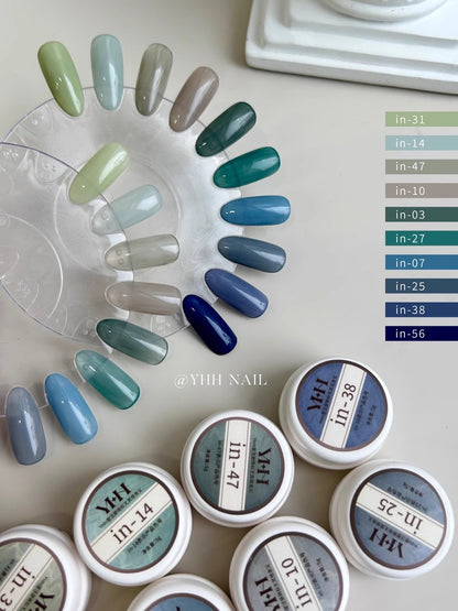 YHH Solid Cream INS Gel Semi-transparent Color Gel 【in01-in60】