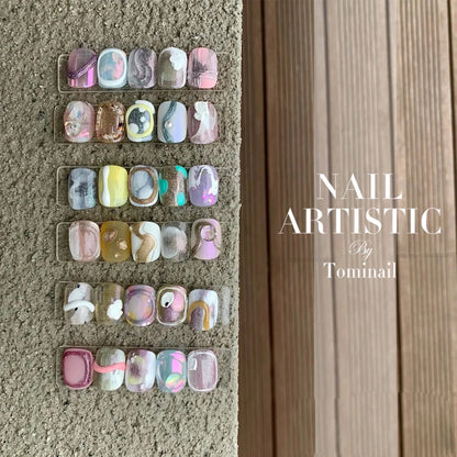 Practice Nail Tips Round 500pcs