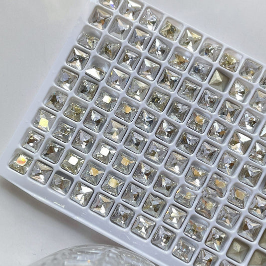 Nail Formula Pointed Base 6*6mm Square Diamond 6pcs