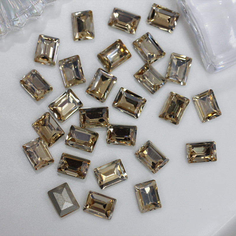 Nail Formula 6*8mm Right Rectangle Diamond 4p