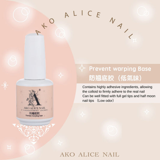 Ako Alice Function Gel Bottle【Prevent Warping Base】15ml