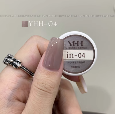 YHH Solid Cream INS Gel Semi-transparent Color Gel 【in01-in60】