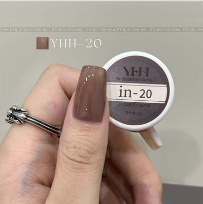 YHH Solid Cream INS Gel Semi-transparent Color Gel 【in01-in60】
