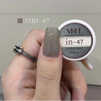 YHH Solid Cream INS Gel Semi-transparent Color Gel 【in01-in60】