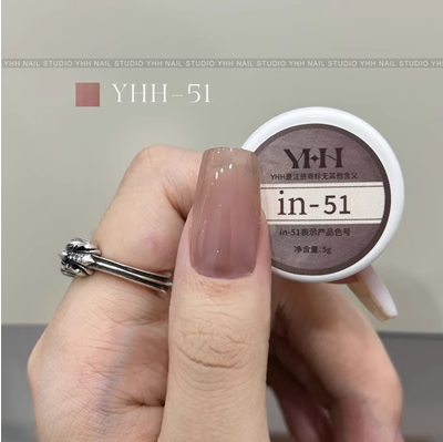 YHH Solid Cream INS Gel Semi-transparent Color Gel 【in01-in60】