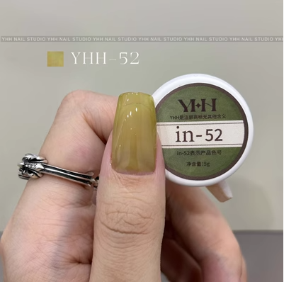 YHH Solid Cream INS Gel Semi-transparent Color Gel 【in01-in60】