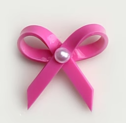 Nail Formula Cute Ballet Ribbon Large Hot Pink 2pcs