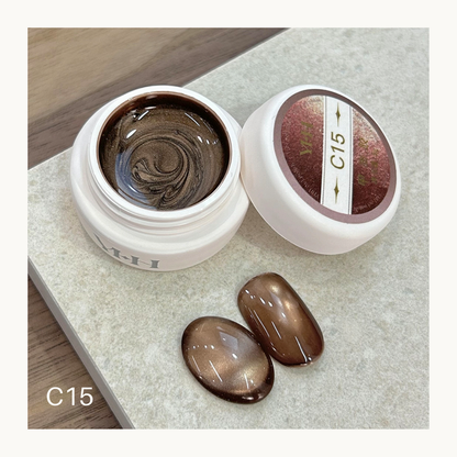 YHH Four Season Magnetic Cat Eye Nail Gel Pot (C01-C40 Colors)
