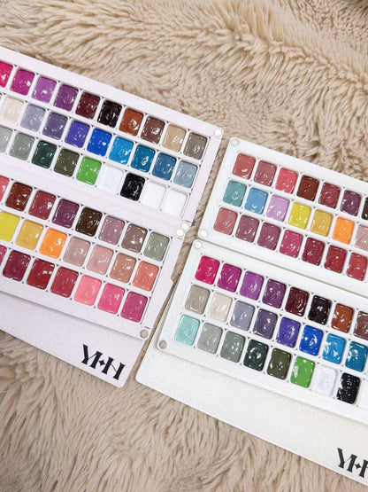 YHH Patting Painting Chrome-Rubbable Pot Gel 1g -58 Colour Palette