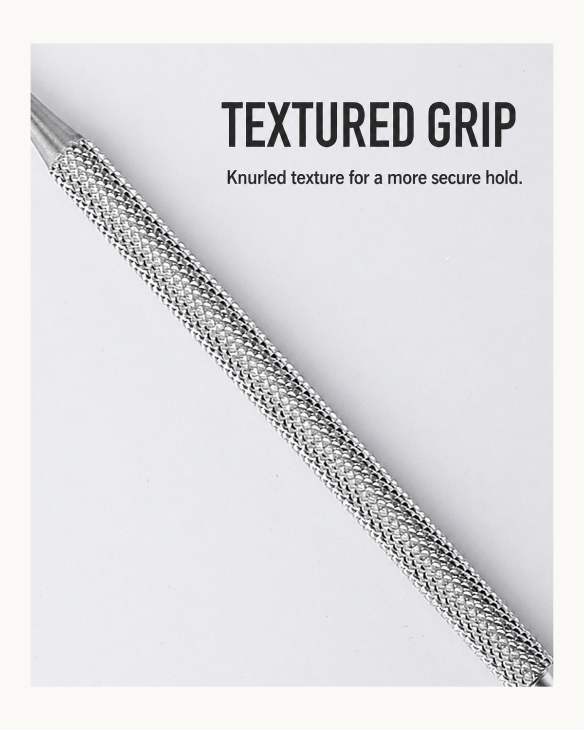 NF Select Double-Ended Curved Stainless Steel Nail File, 13.9 cm / 5.5 in - image 1