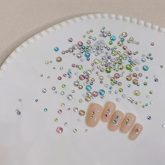 NF Select Mixed Flatback Round Rhinestones Collection 1440pcs