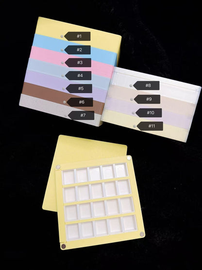 YHH Patting Painting Chrome-Rubbable Pot Gel 1g -58 Colour Palette