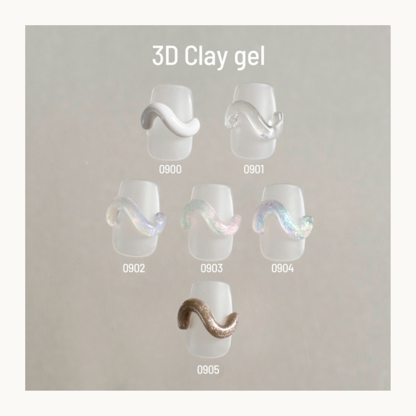 émena 3D Clay Gel (0900-0905) - image 1
