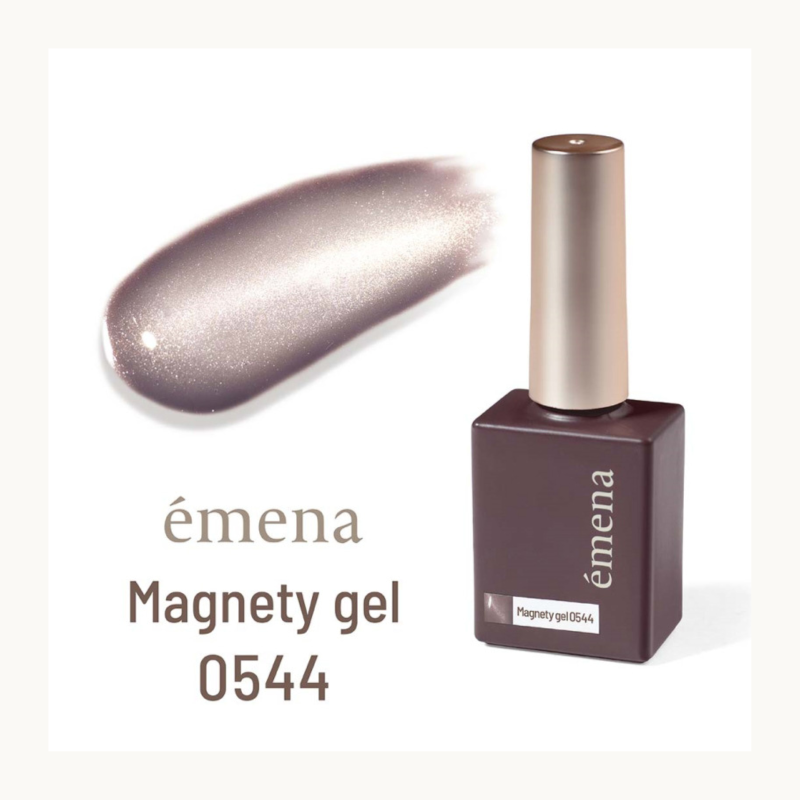 EMENA Magnetic Gel 0544 Lavender Metallic Cat Eye Nail Polish Soak Off UV LED Professional Nail Art Gel Canada USA