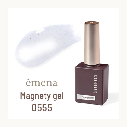 EMENA Magnetic Gel 0555 Milky White Cat Eye Texture Soak Off UV LED Nail Polish Professional Salon Canada USA