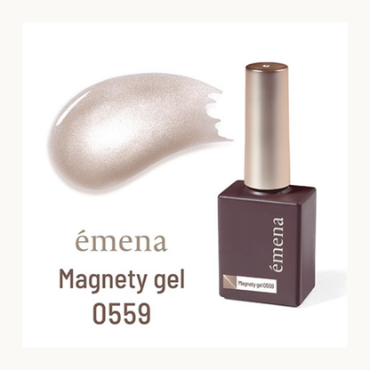 EMENA Magnetic Gel 0559 Pearl Nude Cat Eye Shimmer Soak Off UV LED Professional Nail Polish Canada USA