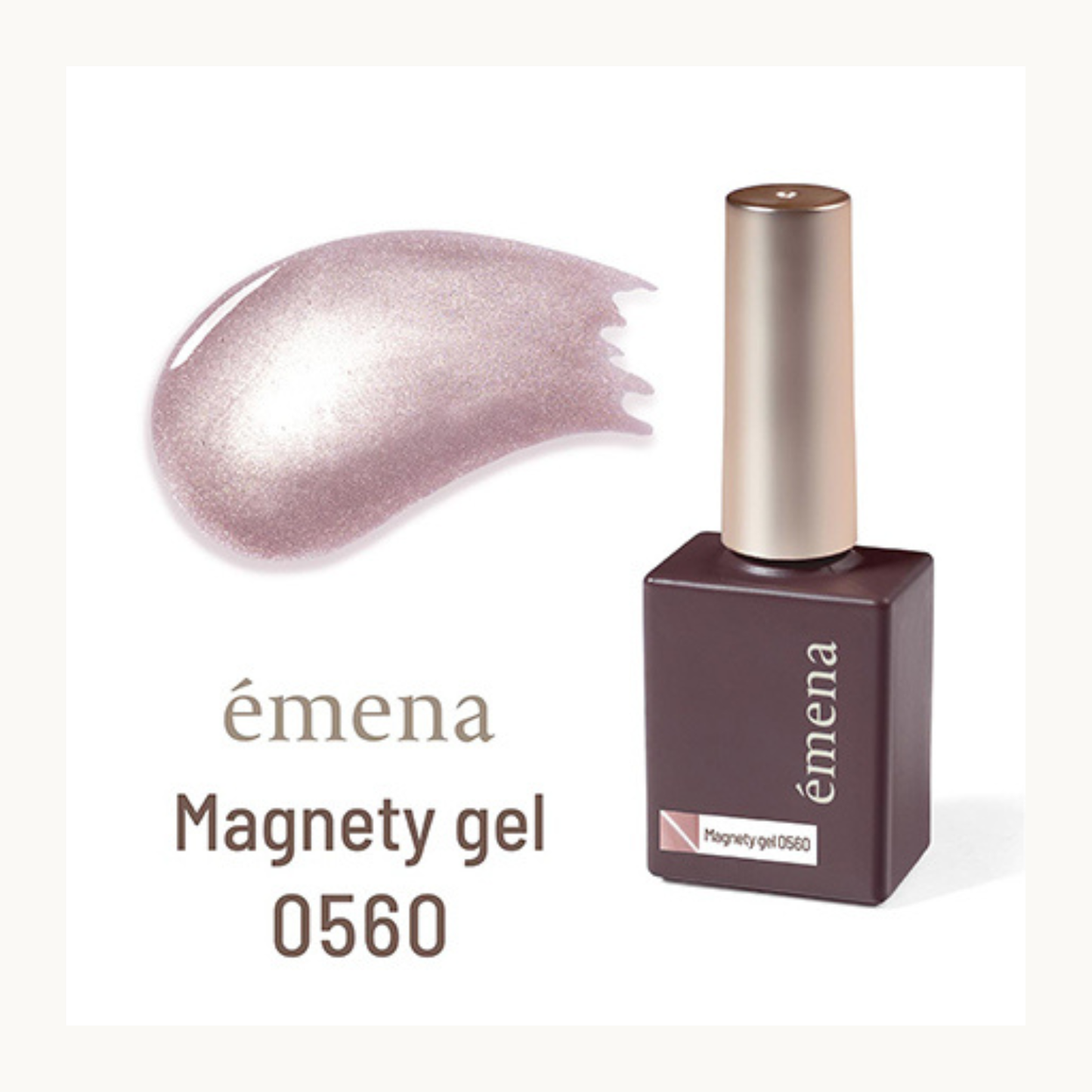 EMENA Magnetic Gel 0560 Soft Lavender Pink Cat Eye Shimmer Soak Off UV LED Nail Polish Canada USA