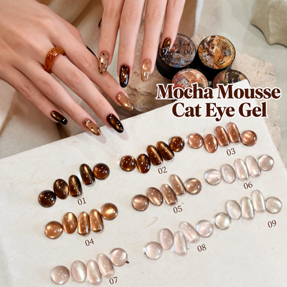 NF x Flower Principal #01 Mocha Mousse Cat Eye Gel - Color #01