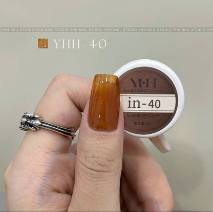 YHH Solid Cream INS Gel Semi-transparent Color Gel 【in01-in60】