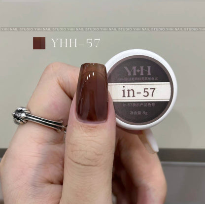 YHH Solid Cream INS Gel Semi-transparent Color Gel 【in01-in60】