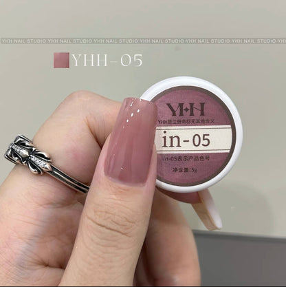 YHH Solid Cream INS Gel Semi-transparent Color Gel 【in01-in60】