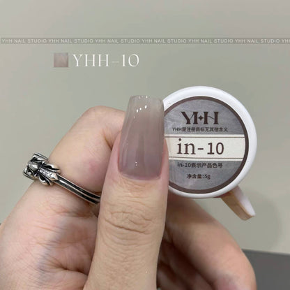 YHH Solid Cream INS Gel Semi-transparent Color Gel 【in01-in60】