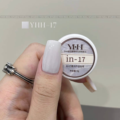 YHH Solid Cream INS Gel Semi-transparent Color Gel 【in01-in60】