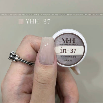 YHH Solid Cream INS Gel Semi-transparent Color Gel 【in01-in60】